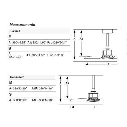 FARO 33425WT - Mennyezeti ventilátor JUST FAN S átm. 81 cm barna/fekete Wi‑Fi Tuya + távirányító