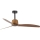 FARO 33435 - WEAVER M mennyezeti ventilátor, átm. 128 cm, barna/fekete + távirányító