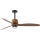 FARO 334351N - WEAVER M LED dimmelhető mennyezeti ventilátor/16W/230V, átm. 128 cm, barna/fekete + távirányító
