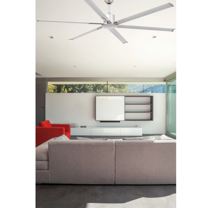 FARO 33465 - Mennyezeti ventilátor ANDROS matt króm + távirányítás