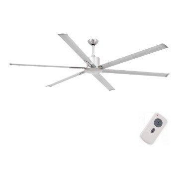 FARO 33465 - Mennyezeti ventilátor ANDROS matt króm + távirányítás