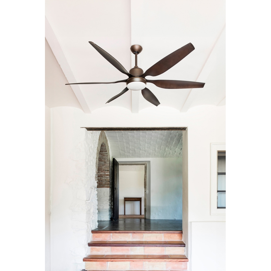 FARO 33466A - Mennyezeti ventilátor TILOS 2xE27/15W/230V wenge + távirányítás