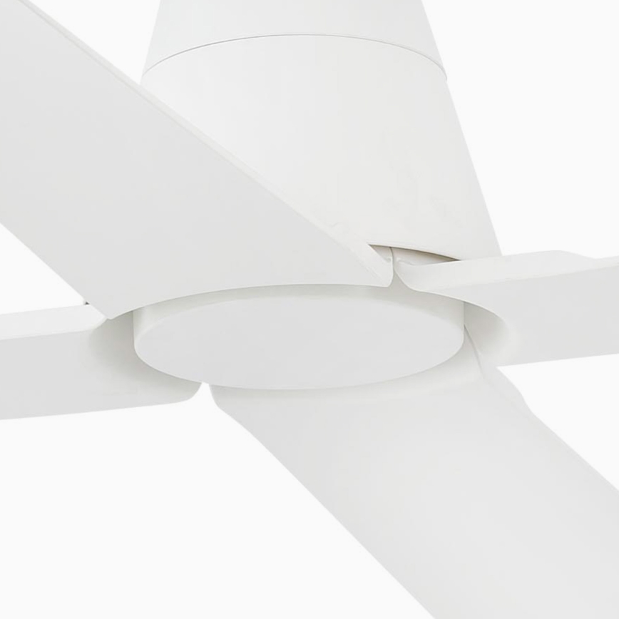 FARO 33480 - Mennyezeti ventilátor TYPHOON IP44 fehér á. 130 cm fehér + távirányító
