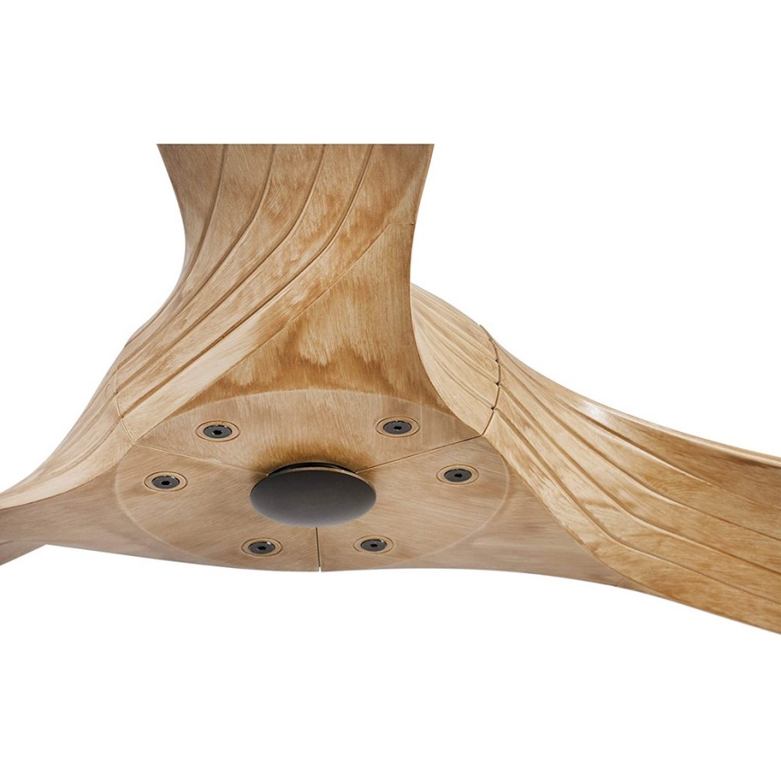 FARO 33519 - Mennyezeti ventilátor MOREA barna á. 152 cm + távirányító