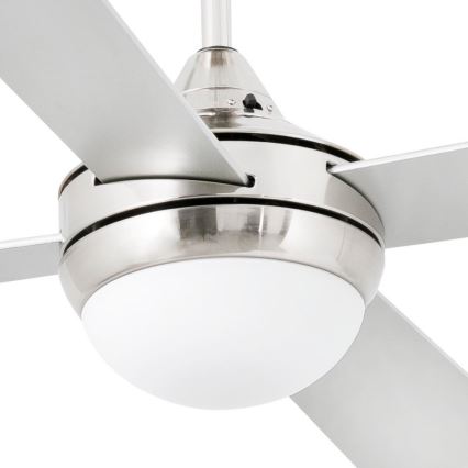FARO 33699 - Mennyezeti ventilátor MINI ICARIA 2xE14/8W/230V matt króm/szürke