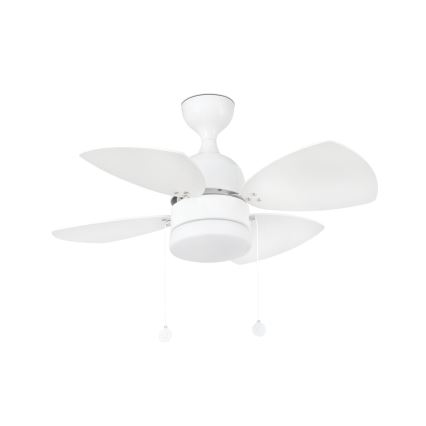 FARO 33704 - Mennyezeti ventilátor MEDITERRÁNEO 1xE14/8W/230V