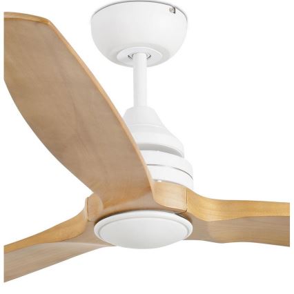 FARO 33727 - LED Mennyezeti ventilátor ALO LED/16W/230V fehér/barna + távirányítás