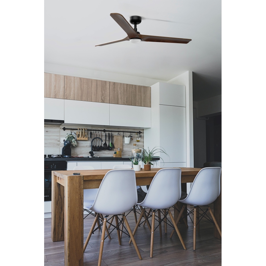 FARO 33809-1TW - LED dimmelhető HEYWOOD ventilátor LED/10W/230V 2700/4000/6500K átmérő 132 cm + távirányító