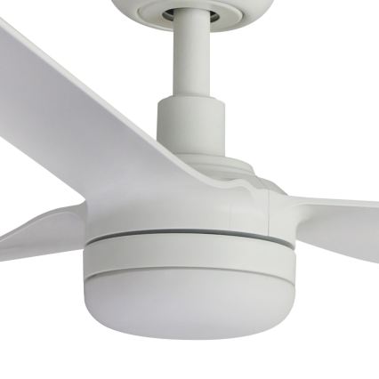 FARO 33814WT1S - LED fényerőszabályozható mennyezeti ventilátor PUNT M LED/18W/230V 2700/3000/4000K Ø132 cm fehér Wi-Fi Tuya + távirányító