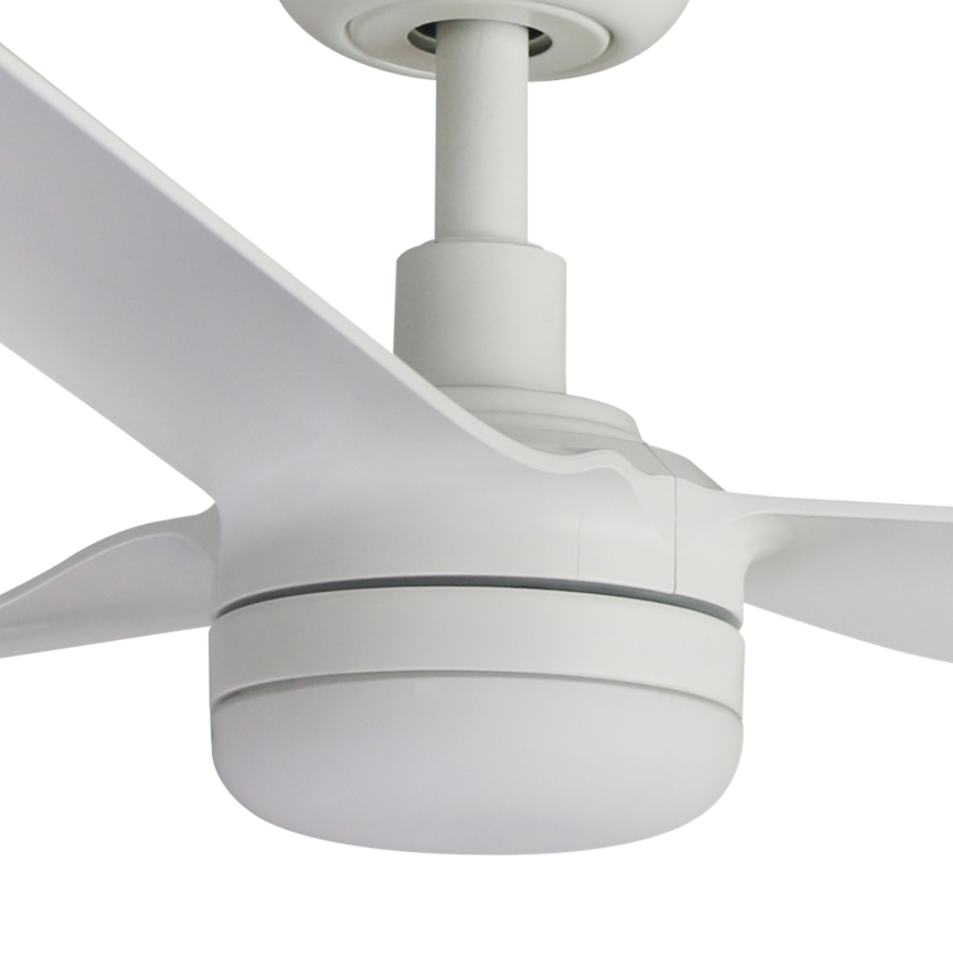 FARO 33814WT1S - LED fényerőszabályozható mennyezeti ventilátor PUNT M LED/18W/230V 2700/3000/4000K Ø132 cm fehér Wi-Fi Tuya + távirányító