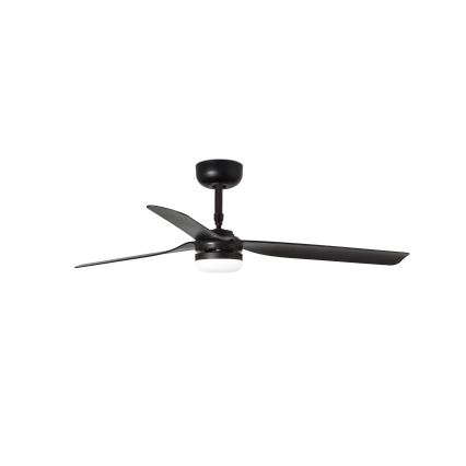 FARO 33815WT-21 - LED-fényerőszabályozható mennyezeti ventilátor PUNT M LED/18W/230V 2700/3000/4000K fekete átm. 132 cm Wi-Fi Tuya + távirányító
