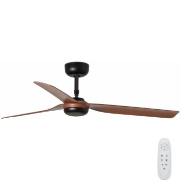 FARO 33817 - Mennyezeti ventilátor PUNT barna/fekete á. 130 cm + távirányítás