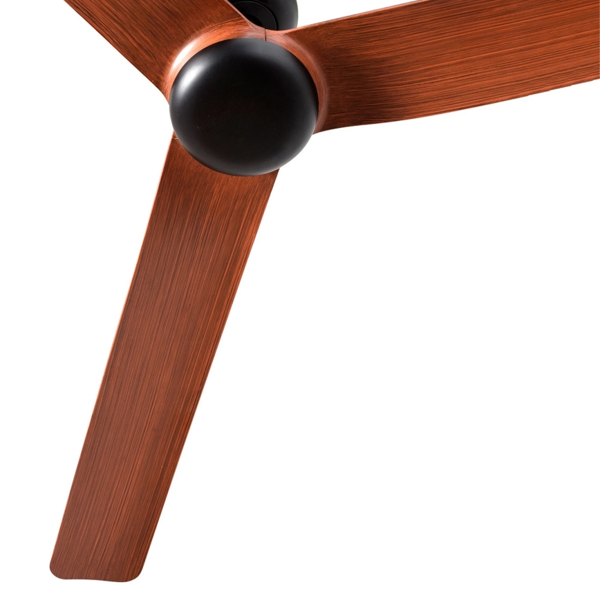 FARO 33817 - Mennyezeti ventilátor PUNT barna/fekete á. 130 cm + távirányítás