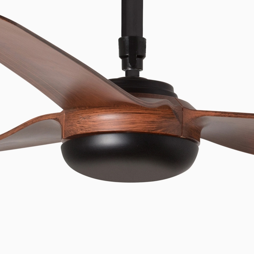 FARO 33817 - Mennyezeti ventilátor PUNT barna/fekete á. 130 cm + távirányítás