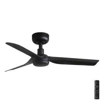 FARO 33822 - Mennyezeti ventilátor MINI PUNT S fekete átm. 90 cm + távirányítás