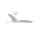 FARO 33824WT1S - LED fényerőszabályozható mennyezeti ventilátor HEY S LED/10W/230V 2700/3000/4000K átm. 90 cm fehér Wi‑Fi Tuya + távirányító