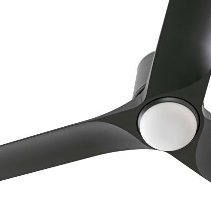 FARO 33827WT-1TW - LED Dimmelhető mennyezeti ventilátor HEY TUB S LED/10W/230V 2700/4000/6000K fekete átm. 90 cm Wi-Fi Tuya + távirányítás