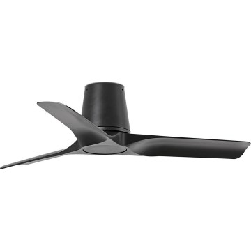 FARO 33827WT - Mennyezeti ventilátor HEY TUB S fekete átm. 90 cm Wi-Fi Tuya + távirányítás