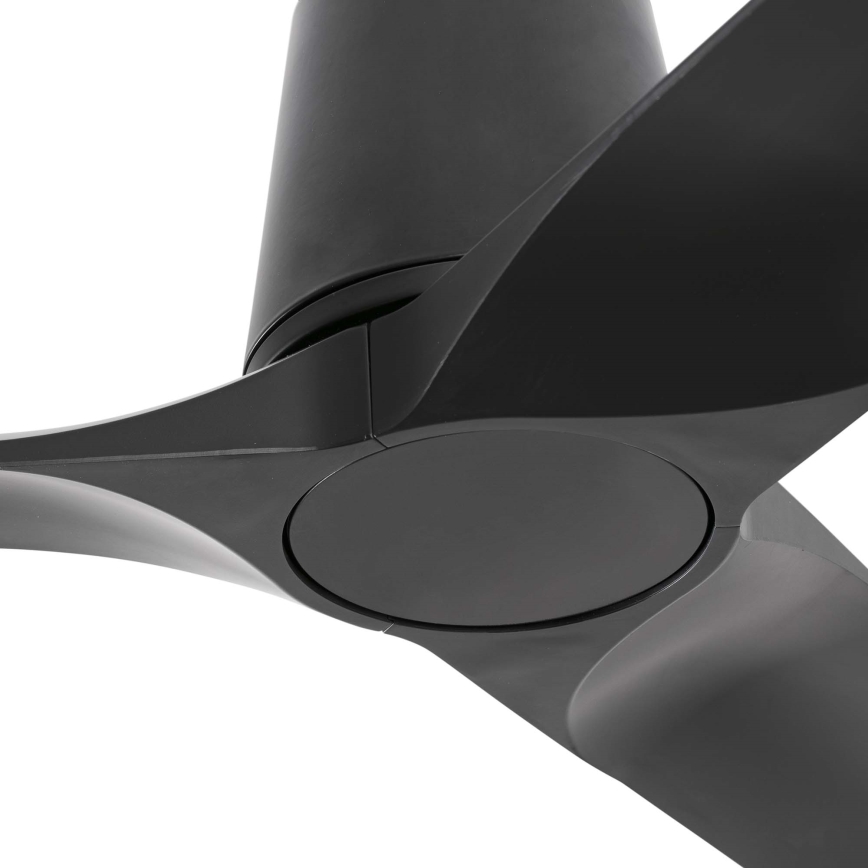 FARO 33827WT - Mennyezeti ventilátor HEY TUB S fekete átm. 90 cm Wi-Fi Tuya + távirányítás