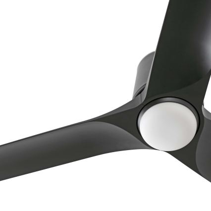 FARO 33827WT1S - LED-dimmelhető mennyezeti ventilátor HEY TUB S LED/10W/230V 2700/3000/4000K átm. 90 cm fekete Wi-Fi Tuya + távirányító