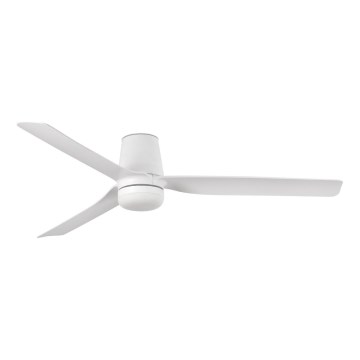 FARO 33828-1TW - LED dimmelhető mennyezeti ventilátor PUNT TUB M LED/18W/230V 2700/3000/4000K Ø 130 cm fehér + távirányító