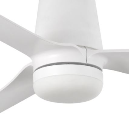 FARO 33828-1TW - LED dimmelhető mennyezeti ventilátor PUNT TUB M LED/18W/230V 2700/3000/4000K Ø 130 cm fehér + távirányító