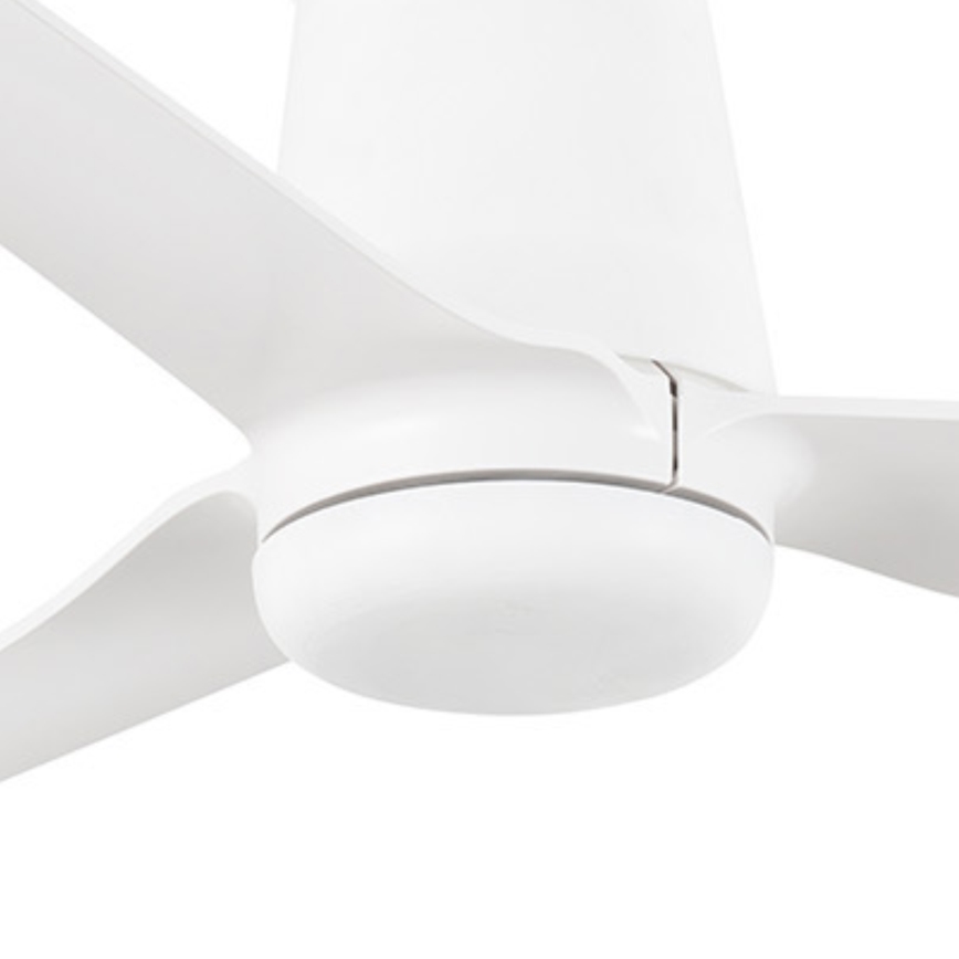 FARO 33828WT - Mennyezeti ventilátor PUNT TUB M fehér átm. 132 cm Wi-Fi Tuya + távirányítás