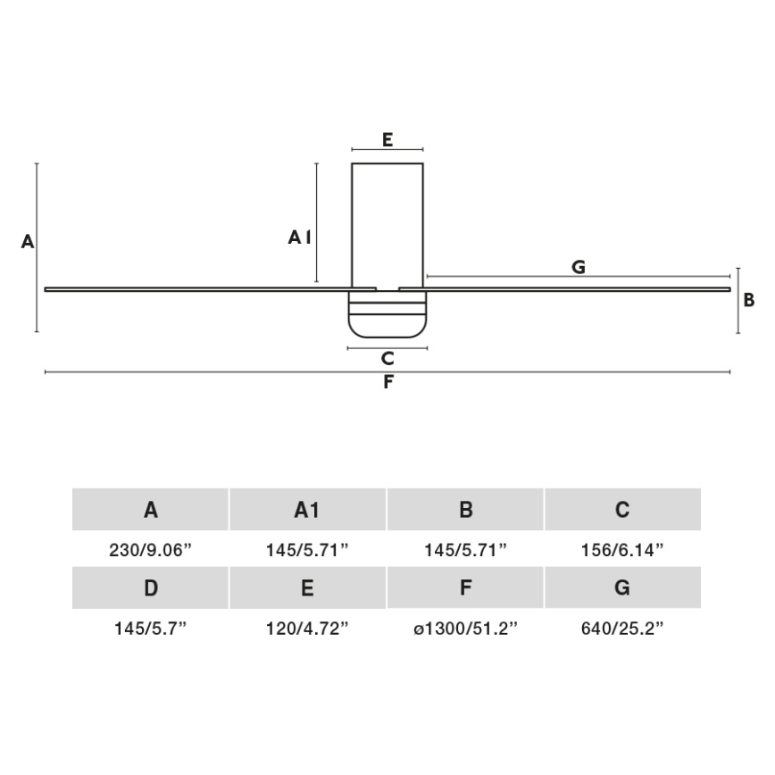 FARO 33829-1TW - LED dimmelhető mennyezeti ventilátor PUNT TUB M LED/18W/230V 2700/3000/4000K átm. 130 cm fehér/barna+ távirányító