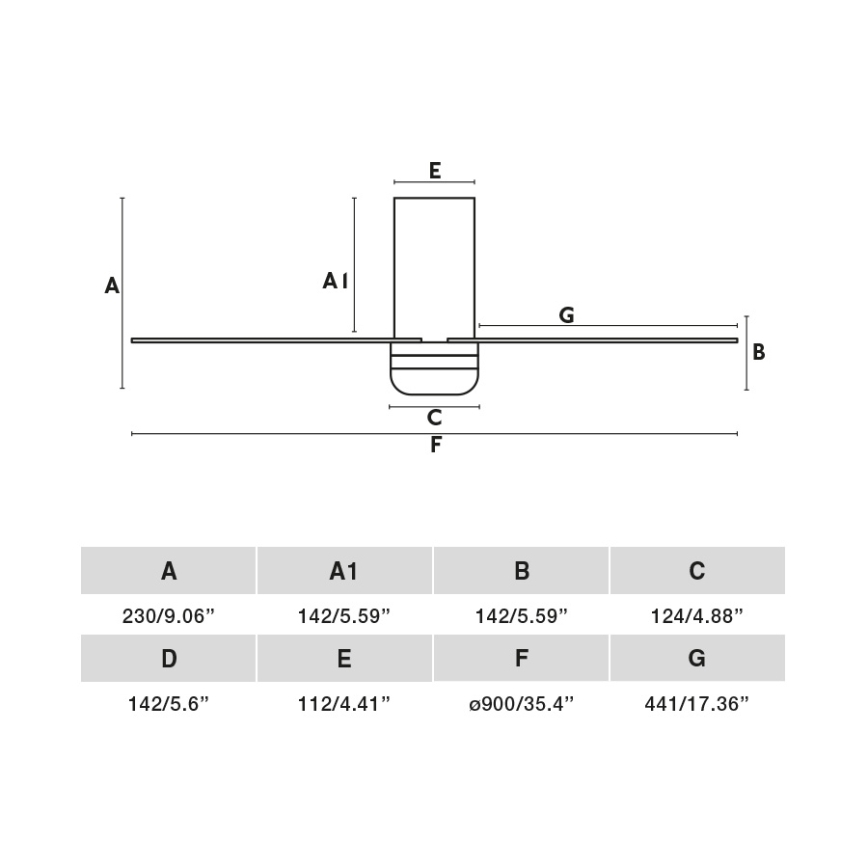 FARO 33832-1TW - LED dimmelhető mennyezeti ventilátor MINI PUNT TUB LED-del/10W/230V 2700/3000/4000K átm. 90 cm fehér + távirányító