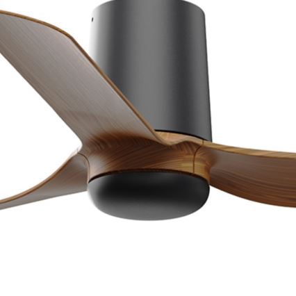 FARO 33835 - Mennyezeti ventilátor MINI PUNT TUB S barna/fekete átm. 90 cm + távirányítás