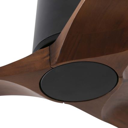 FARO 33837 - Mennyezeti ventilátor HEYWOOD TUB fenyő/fekete átmérő 90 cm + távirányító