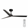 FARO 34100 - Mennyezeti ventilátor MILOS fekete + távirányítás