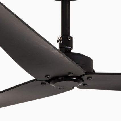 FARO 34100 - Mennyezeti ventilátor MILOS fekete + távirányítás