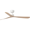 FARO 34195 - Mennyezeti ventilátor ROCKER M átm. 132 cm bézs/fehér + távirányító