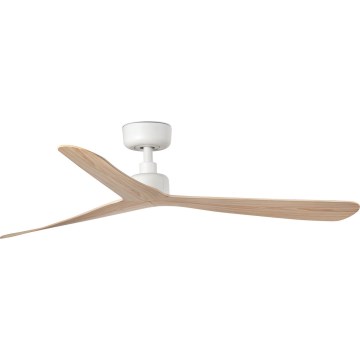 FARO 34195 - Mennyezeti ventilátor ROCKER M átm. 132 cm bézs/fehér + távirányító