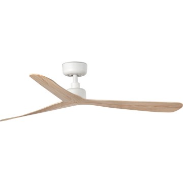 FARO 34195WT - ROCKER M mennyezeti ventilátor, átm. 132 cm, bézs/fehér, Tuya Wi‑Fi + távirányító