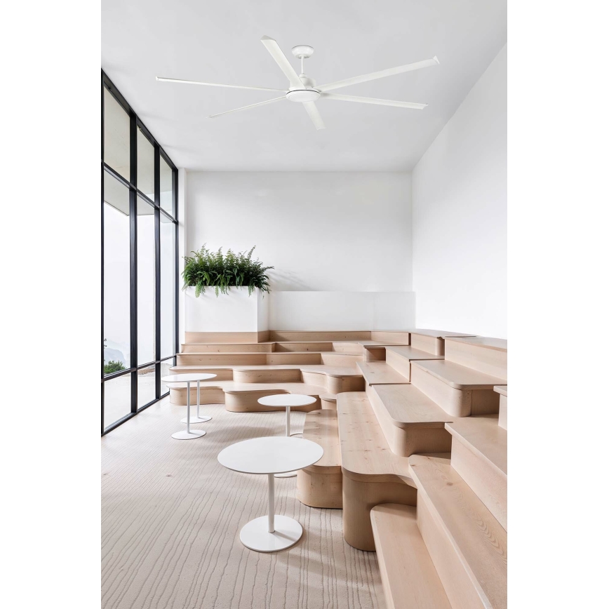 FARO 34206 - Mennyezeti ventilátor ROTTERDAM XXL fehér átm. 250 cm + távirányítás