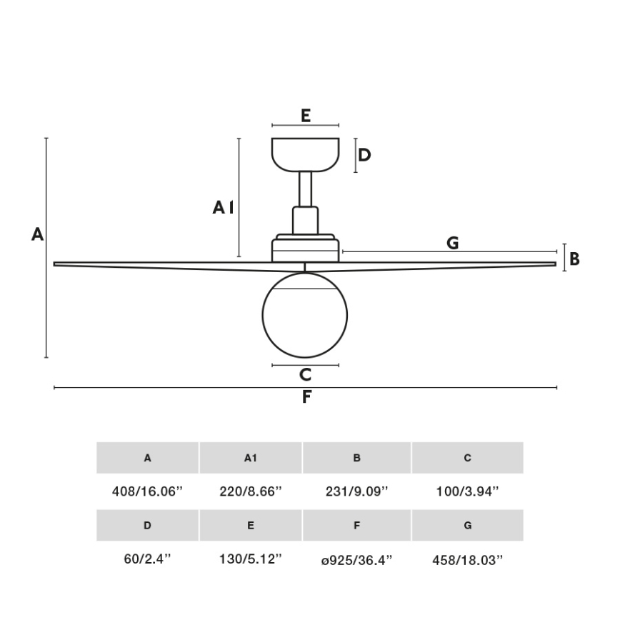 FARO 34281WT-11L - KLIM S mennyezeti ventilátor 1xE27/15W/230V fenyő/fehér átmérő 92,5 cm Wi-Fi Tuya + távirányító