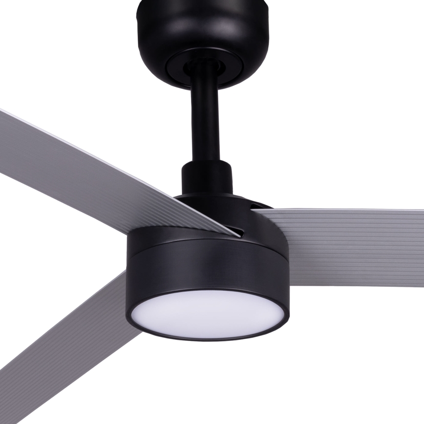 FARO 342871S - CRUISER XL LED dimmelhető mennyezeti ventilátor, LED/18W/230V, 2700/3000/4000K, átmérő 160 cm, szürke/fekete + távirányító