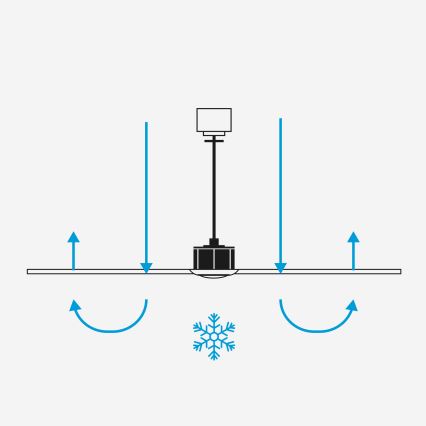 FARO 34287WT1S - LED dimmelhető mennyezeti ventilátor CRUISER XL LED/18W/230V 2700/3000/4000K átm. 160 cm szürke/fekete Wi-Fi Tuya + távirányító