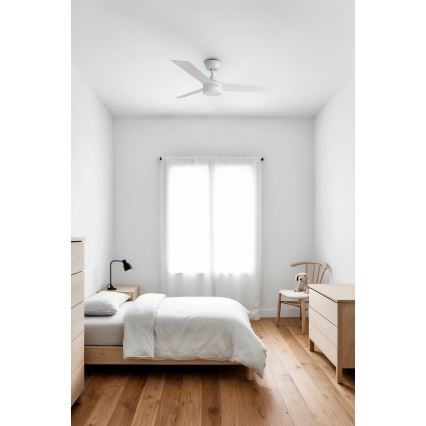 FARO 34288-1TW - Dimmelhető LED mennyezeti ventilátor CRUISER S LED/20W/230V átm. 106 cm 2700/3000/4000K + távirányító