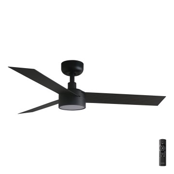 FARO 34289-1TW - LED-fényerőszabályozható mennyezeti ventilátor CRUISER S LED/18W/230V 2700/3000/4000K átmérő 106 cm fekete + távirányító