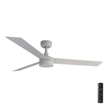 FARO 34290-1TW - LED dimmelhető ventilátor CRUISER LED/20W/230V 2700/3000/4000K átm. 132 cm fehér + távirányító