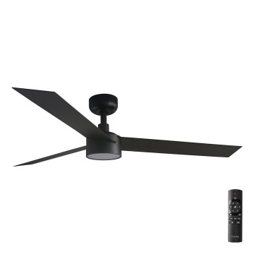 FARO 34291-1TW - LED fényerőszabályozható mennyezeti ventilátor CRUISER LED/20W/230V 2700/3000/4000K átm. 132 cm fekete + távirányító