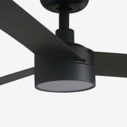 FARO 34293WT1S - LED-fényerőszabályozható CRUISER XL mennyezeti ventilátor LED/18W/230V 2700/3000/4000K átmérő 160 cm fekete Tuya Wi-Fi + távirányító