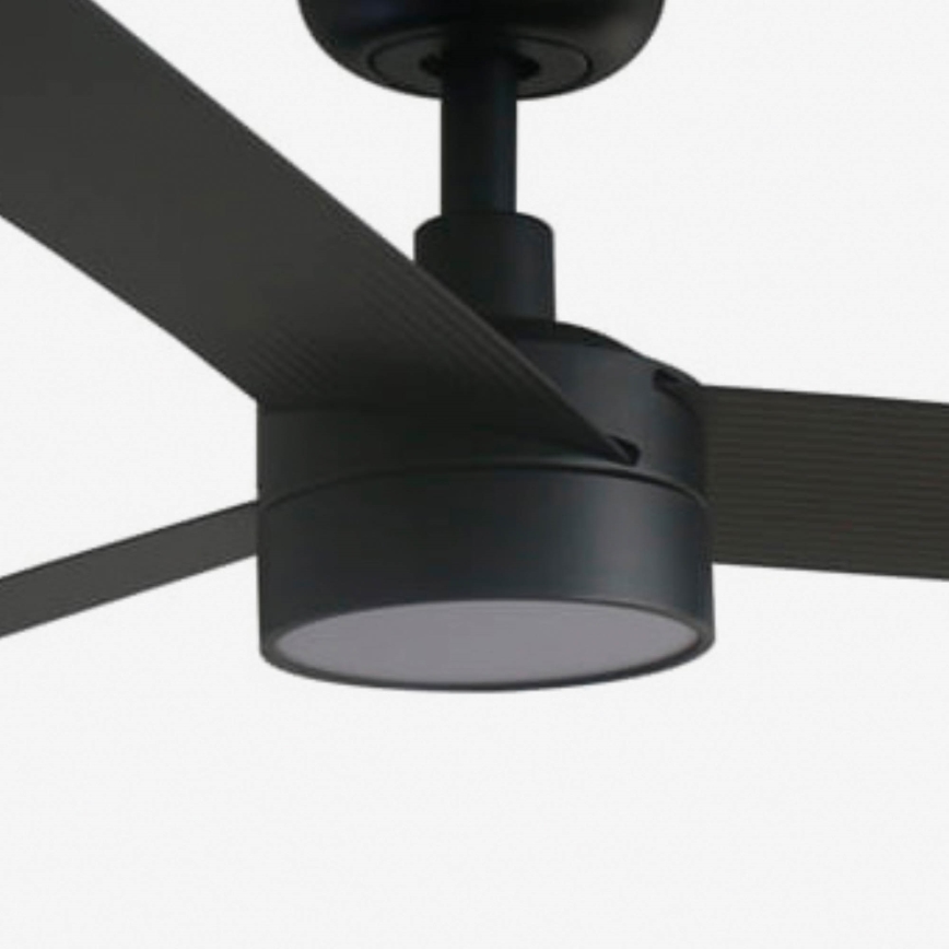 FARO 34293WT1S - LED-fényerőszabályozható CRUISER XL mennyezeti ventilátor LED/18W/230V 2700/3000/4000K átmérő 160 cm fekete Tuya Wi-Fi + távirányító