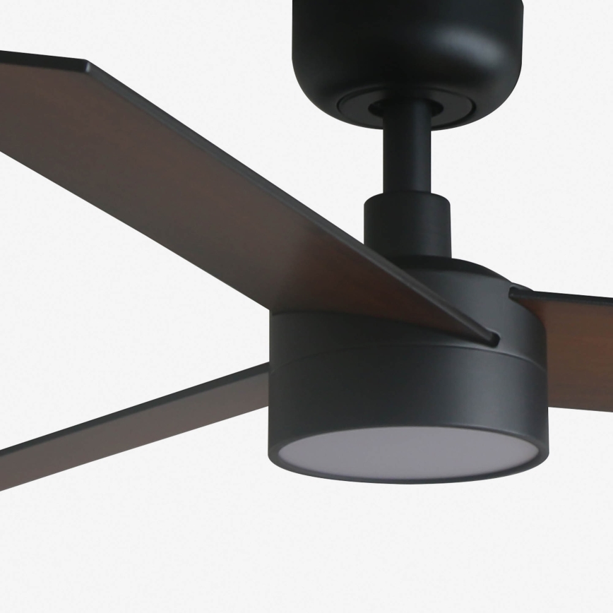 FARO 34296-1TW - LED fényerőszabályozható mennyezeti ventilátor RUDDER S LED/18W/230V 2700/3000/4000K átm. 106 cm fekete + távirányító