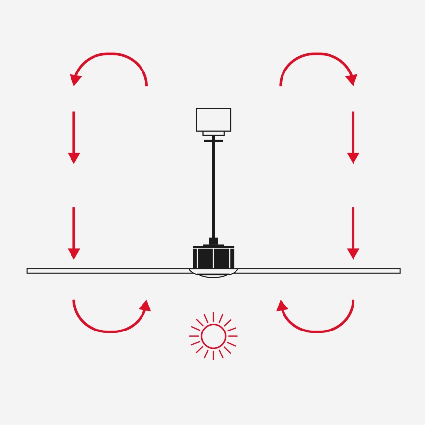 FARO 34296WT1S - RUDDER S LED-dimmelhető mennyezeti ventilátor LED/18W/230V 2700/3000/4000K Ø 106 cm barna/fekete Wi-Fi Tuya + távirányító