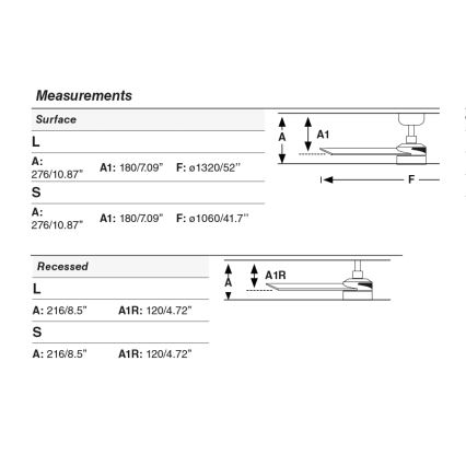 FARO 34296WT1S - RUDDER S LED-dimmelhető mennyezeti ventilátor LED/18W/230V 2700/3000/4000K Ø 106 cm barna/fekete Wi-Fi Tuya + távirányító