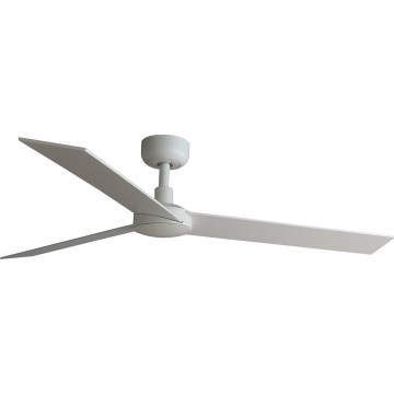 FARO 34297WT - Mennyezeti ventilátor RUDDER L fehér/bézs átm. 132 cm Wi-Fi Tuya + távirányítás